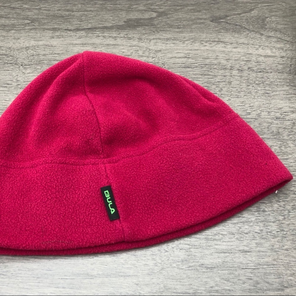 Bula palartec fleece Beanie Fleece Red hat Size S/M